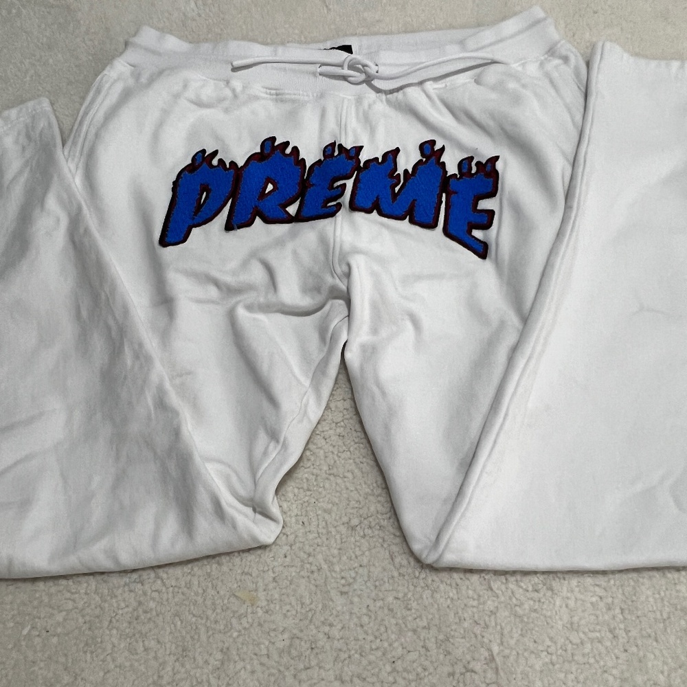 Preme White Sweatpants  Size 2XL